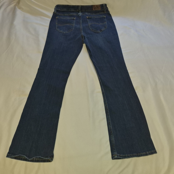 Lee Medium Wash Women's Bootcut Blue Jeans Size 8 - Picture 2 of 10